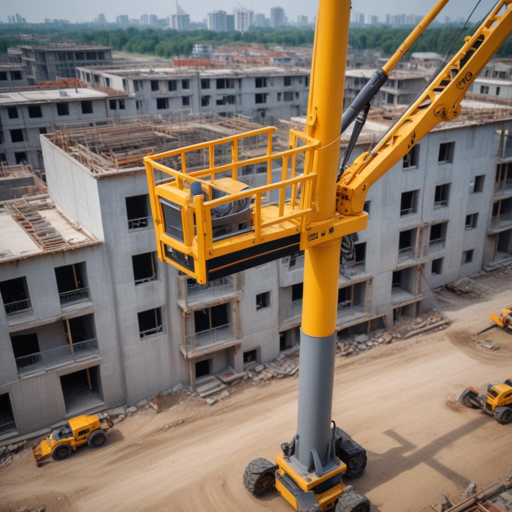 Автовышка высотой 37 метров: обзор условий аренды и эксплуатации